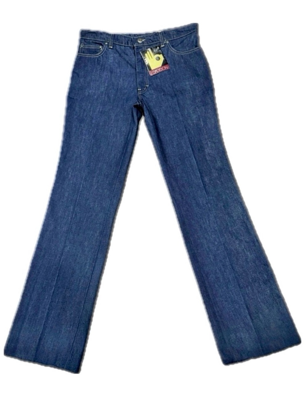 👖🛼 SASSON Vintage 70s “OK Hand” Logo Jeans | DEADSTOCK w/ Tags | USA | Sz 32‎
